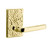 Baldwin 5190.031.fd Non-lacquered Brass Full Dummy 5190 Solid Brass Lever with Your Choice of Rosette
