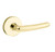 Baldwin 5165.031.priv Non-lacquered Brass Privacy 5165 Solid Brass Lever with Your Choice of Rosette