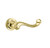 Baldwin 5104.031.priv.s Non-lacquered Brass Privacy 5104 Solid Brass Lever with Your Choice of Small Rosette