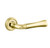Baldwin 5113.031.priv.s Non-lacquered Brass Privacy 5113 Solid Brass Lever with Your Choice of Small Rosette