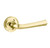 Baldwin 5141.031.priv.s Non-lacquered Brass Privacy 5141 Solid Brass Lever with Your Choice of Small Rosette