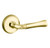Baldwin 5113.031.priv Non-lacquered Brass Privacy 5113 Solid Brass Lever with Your Choice of Rosette