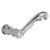 Baldwin 5121.260.RMR/LMR Polished Chrome 1/2 Pair of 5121 Solid Brass Levers Minus Rosettes