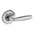 Baldwin 5106260FD-PRE Polished Chrome Full Dummy Lever with 5048 Rose