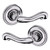 Baldwin 5108260FD-PRE Polished Chrome Full Dummy Lever with 5048 Rose