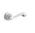 Baldwin 5103.260.fd.s Polished Chrome Full Dummy 5103 Solid Brass Lever with Your Choice of Small Rosette