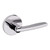 Baldwin 5164260FD-PRE Polished Chrome Full Dummy Lever with 5046 Rose