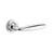 Baldwin 5106.260.pass.s Polished Chrome Passage 5106 Solid Brass Lever with Your Choice of Small Rosette