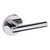 Baldwin 5137260PASS-PRE Polished Chrome Passage Lever with 5046 Rose