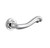 Baldwin 5108.260.priv.s Polished Chrome Privacy 5108 Solid Brass Lever with Your Choice of Small Rosette