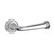 Baldwin 5116.260.priv.s Polished Chrome Privacy 5116 Solid Brass Lever with Your Choice of Small Rosette
