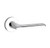 Baldwin 5162.260.priv.s Polished Chrome Privacy 5162 Solid Brass Lever with Your Choice of Small Rosette
