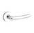 Baldwin 5165.260.priv.s Polished Chrome Privacy 5165 Solid Brass Lever with Your Choice of Small Rosette