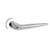 Baldwin 5166.260.priv.s Polished Chrome Privacy 5166 Solid Brass Lever with Your Choice of Small Rosette