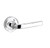 Baldwin 5190.260.priv.s Polished Chrome Privacy 5190 Solid Brass Lever with Your Choice of Small Rosette