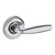 Baldwin 5106260RDM-PRE Polished Chrome Right Handed Half Dummy Lever with 5048 Rose