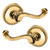 Baldwin 5104031FD-PRE Unlacquered Brass Full Dummy Lever with 5004 Rose