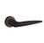 Baldwin 5166.112.idm.s Venetian Bronze Half Dummy 5166 Solid Brass Lever with Your Choice of Small Rosette