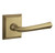 Baldwin 5141.033.fd Vintage Brass Full Dummy 5141 Solid Brass Lever with Your Choice of Rosette