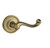 Baldwin 5104.033.pass Vintage Brass Passage 5104 Solid Brass Lever with Your Choice of Rosette