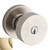 Baldwin 5230003ENTR Lifetime Brass Keyed Entry Contemporary Knob with Round Rose