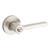 Baldwin 5260056LENT Lifetime Satin Nickel Keyed Entry Square Lever with Round Rose (Left Handed)