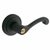 Baldwin 5246190FD Satin Black Exterior Full Dummy Classic Lever with 5048 Rose