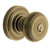 Baldwin 5211033FD Vintage Brass Exterior Full Dummy Colonial Knob with 5048 Rose