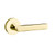 Baldwin 5485V.003.priv.s Lifetime Polished Brass Privacy 5485V Solid Brass Lever with Your Choice of Small Rosette