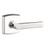 Baldwin 5485V.055.RMR/LMR Lifetime Polished Nickel 1/2 Pair of 5485V Solid Brass Levers Minus Rosettes