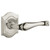 Baldwin 5447V.055.idm Lifetime Polished Nickel Half Dummy 5447V Solid Brass Lever with Your Choice of Rosette
