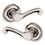Baldwin 5445V055FD-PRE Lifetime Polished Nickel Interior Full Dummy Classic Lever with 5048 Rose