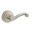 Baldwin 5445V.056.RMR/LMR Lifetime Satin Nickel 1/2 Pair of 5445V Solid Brass Levers Minus Rosettes
