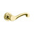 Baldwin 5445V.031.idm.s Non-lacquered Brass Half Dummy 5445V Solid Brass Lever with Your Choice of Small Rosette