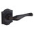 Baldwin 5447V.102.idm Oil Rubbed Bronze Half Dummy 5447V Solid Brass Lever with Your Choice of Rosette