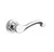 Baldwin 5445V.260.priv.s Polihsed Chrome Privacy 5445V Solid Brass Lever with Your Choice of Small Rosette