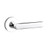 Baldwin 5485V.260.priv.s Polished Chrome Privacy 5485V Solid Brass Lever with Your Choice of Small Rosette