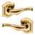 Baldwin 5447V031FD-PRE Unlacquered Brass Full Dummy Lever with R027 Rose