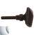 Baldwin 6729.260 Polished Chrome Turn Knob for 6709 & 6714
