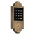 Baldwin 8235050ZW Z-Wave Boulder Touchscreen Deadbolt Satin Brass & Black Finish