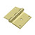 Deltana DHS3035U3 Polished Brass Half Surface Hinge Solid Brass