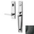 Baldwin 85397402RFD Distressed Oil Rubbed Bronze Dummy Palm Springs Full Handleset with L024 Lever (Right)