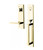 Baldwin 85392003RFD Lifetime Polished Brass Dummy Minneapolis Full Handleset with 5162 Lever (Right)