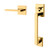Baldwin 85390003ACRH Lifetime Polished Brass Minneapolis Sectional Entry Handleset Kit (Right)