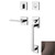 Baldwin 85390112RENT Venetian Bronze Single Cylinder Minneapolis Handleset with 5162 Lever (Right)