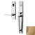 Baldwin 85397033RFD Vintage Brass Dummy Palm Springs Full Handleset with L024 Lever (Right)