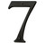 Baldwin 90677.402 Distressed Oil Rubbed Bronze House Number - 7