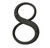 Baldwin 90678.402 Distressed Oil Rubbed Bronze House Number - 8
