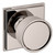 Baldwin K007055PASS-PRE Lifetime Polished Nickel Hollywood Hills Passage Knob with R050 Rose