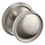 Baldwin K012056PASS-PRE Lifetime Satin Nickel Passage Knob with 5078 Rose